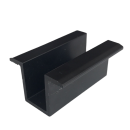 Mittelklemme Schwarz für Photovoltaik Solarmodul PV Module, Steuersatz: 0% nach §12 Abs. 3 UstG